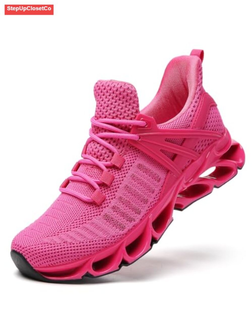 Women's Athletic Road Running Shoes Slip On Mesh Casual Walking Sneakers